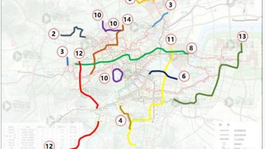 出杭州地铁四期的可能蓝图