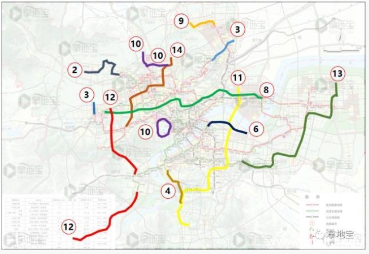 出杭州地铁四期的可能蓝图